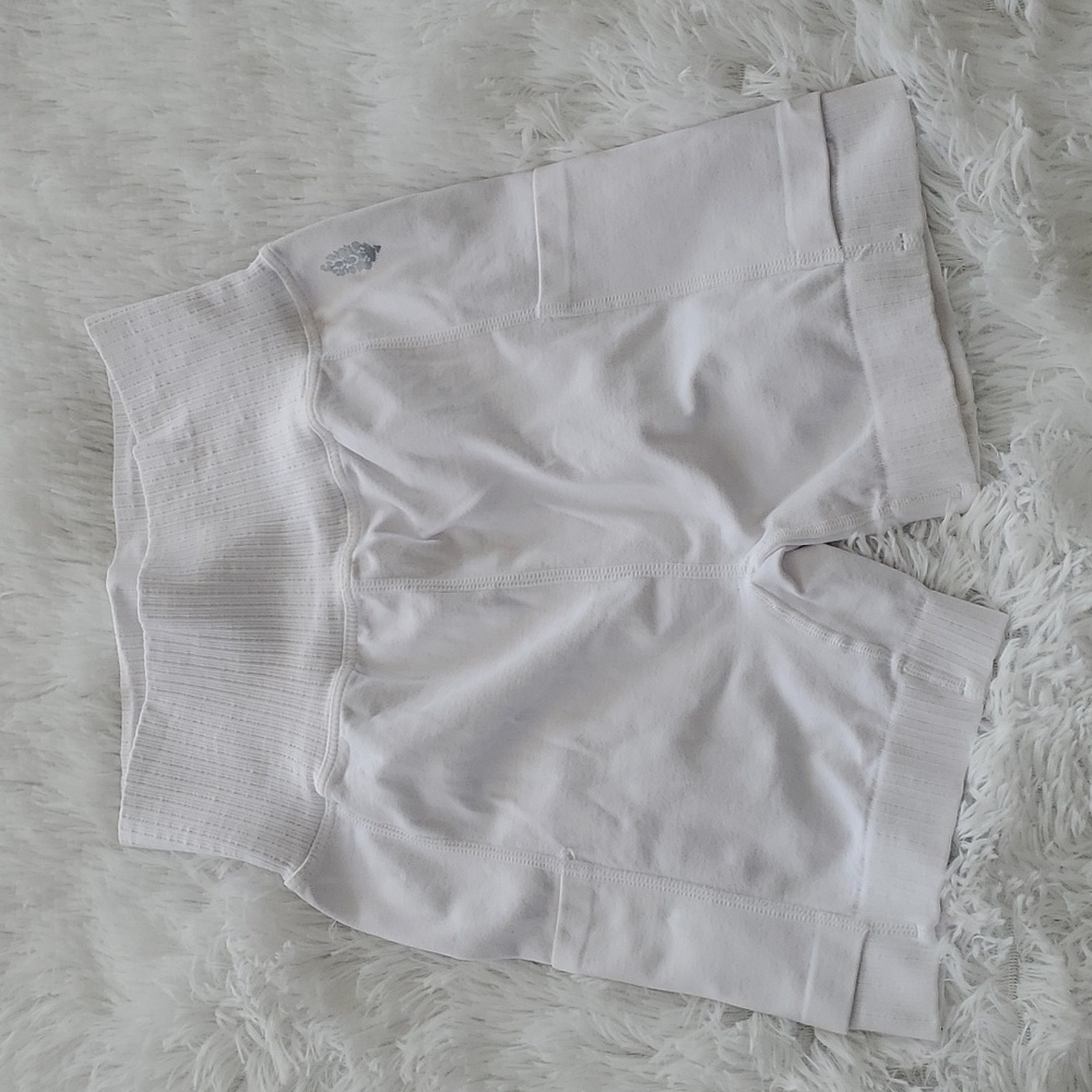 Free People Good Karma Tennis Shorts White
